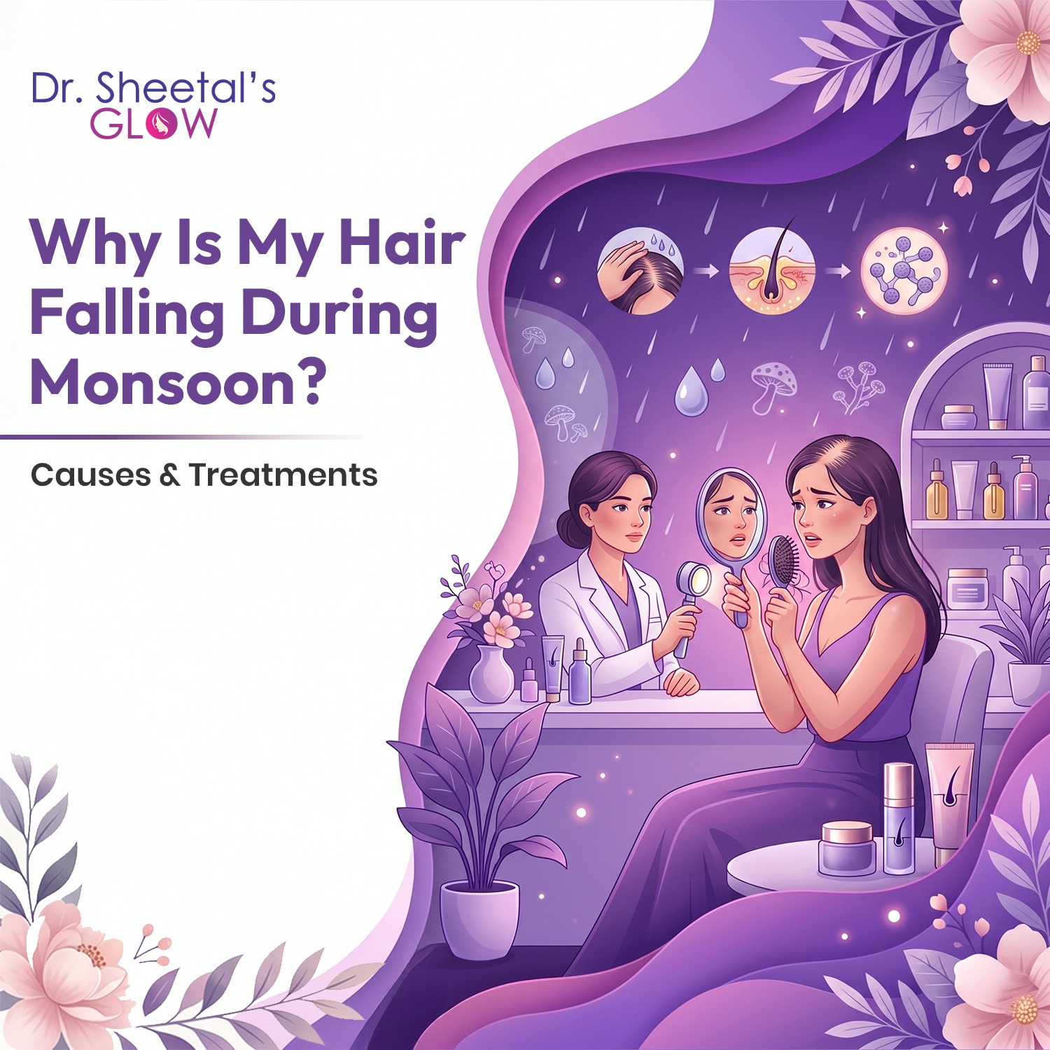 Hair Falling During Monsoon